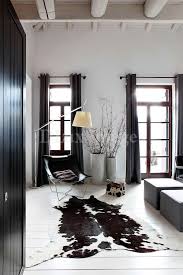 Black And White Rug Living Room Ideas Architecture And Interior Design Photography And Fine Art Prints Dlux Images Rugs In Living Room White Cowhide Rug Cow Hide Rug