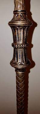 The bridge is brass, and the body and base are cast iron. Victorian Style Floor Lamp Vintage Lighting