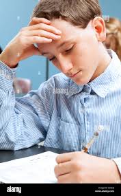 Standardized test school hi-res stock photography and images