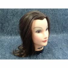 Celebrity DLX804 Deluxe Debra Manikin Head with 18-20" Brown Human Hair