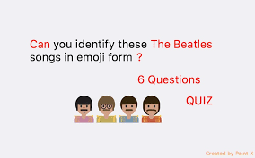 I've written numerous pop culture trivia posts for this blog, so believe me when i say these beatles trivia questions and answers will knock your socks off. Can You Identify These The Beatles Songs In Emoji Form Quiz For Fans
