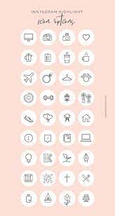 Instagram Highlight Cover Icons Pack Instagram Icons Instagram Highlight Icons Instagram Logo