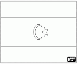 The libyan flag features primary colors of red, green, and black. Libya Flag 2011 Coloring Page Printable Game