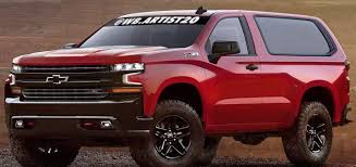 Of cargo see trailblazer live. Full Size Chevrolet Blazer Rendered Gm Authority