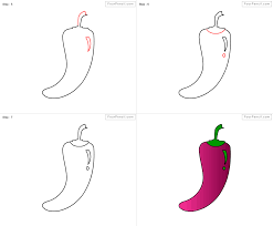 How To Draw Pepper For Kids Drawing For Kids Drawing Tutorials For Kids Drawing Tutorial Learn how to draw pepper simply by following the steps outlined in our video lessons. how to draw pepper for kids drawing