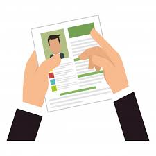 Resume cover letter stock vectors, clipart and illustrations. Free Vector Hands With Cv Or Resume Clip Art