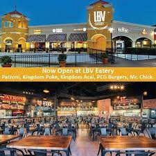 Lbv Eatery All New At The Lake Buena Vista Factory Stores Out With The Old Food Court In With The New Lbv Eatery Lake Buena Vista Where To Go Buena