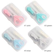 4pcs Set Baby Nail Set Baby Safety Care Nail Cutter Nail Scissors Nails Clipper Trimmer Care Nail Care Sets Baby Nails Baby Nail Clippers