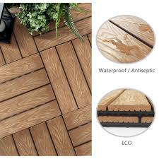 When seeking interlocked floorings not limited to bright colors or black rubber, our interlocking wood floor tiles provide. Interlocking Patio Flooring Tiles Indoor Outdoor Deck Patio Floori Arttoreal