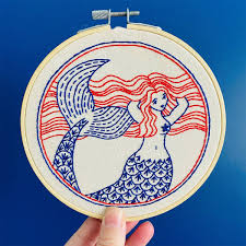 Beautiful patterns for hand embroidery and quilting. All Embroidery Kits Patterns Stitched Modern