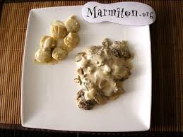 Coquilles Saint Jacques Aux Asperges Et A La Creme Aux Morilles Recette Recette Coquille Saint Jacques Morilles Coquille Saint Jacques