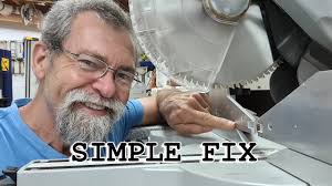 Problem solved! Adjustable zero clearance mitre saw