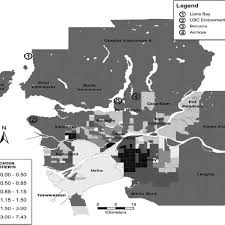 The picturesque, coastal city of vancouver is positioned between the pacific ocean and the north shore mountains on the westernmost coast of canada. Distribution Of South Asian Population Across Vancouver Cma Source Download Scientific Diagram