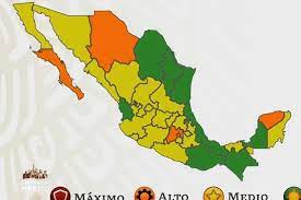Hay 21 estados en amarillo. Mexico Se Pinta De Amarillo En El Semaforo Por Covid Y Un Cuarto Del Pais Ya Esta En Color Verde