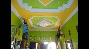 Kombinasi warna cat plafon rumah kumpulan desain. Perlu Ketelitian Dan Ketelatenan Pengecatan Plafon Gypsum Youtube