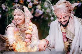 Jasprit and his wife sanjana wore a pink dress. Jasprit Bumrah On Twitter Congratulations On Your Wedding May You Remain This Happy All Your Life Imvkohli And Anushkasharma