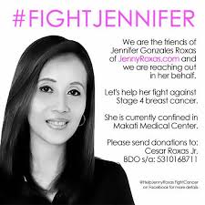 Help Jenny Roxas Fight Cancer