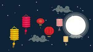 Mid autumn festival animation with rabbits drinking tea and eating cookies in lake ,4k video animated. Zhong Qiu Zhong Qiu Jie Mid Autumn Festival Gif On Gifer By Vogul