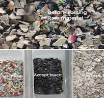 Big Capacity 10 Chutes ABS Plastic Flakes Color Sorter ...