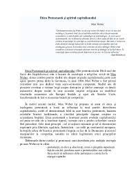 Ar trebui să fiți autentificat pentru a vota. Pdf Etica ProtestantÄ Si Spiritul Capitalismului Ungureanu Diana Academia Edu