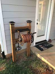 Hose Reel Made By Jkl Services Like On Facebook Garden Hose Storage Outdoor Projects Front Yard