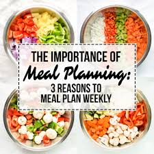 The Importance Of Meal Planning 3 Reasons To Meal Plan Weekly