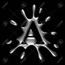 Find over 100+ of the best free alphabet images. Liquid Metal Letter A Alphabet Symbol Isolated On A Black Background With Path Stock Photo Picture And Royalty Free Image Image 4918524