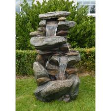 Design Toscano Cathedral Rocks Cascading Outdoor Fountain Fountains Outdoor Garden Fountain Water Fountains Outdoor