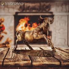El Yapimi Dekoratif Ahsap Boga Figuru Hand Carved Wooden Standing Bull Figure Https Ift Tt 2y5br1m Sarvonni Icdizayn H Lion Sculpture Sculpture Statue