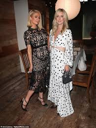 She pulls out an eclectic mix of plates and platters that highlight her. Paris Hilton Is The Yin To Nicky S Yang As She Supports Younger Sister As She Hosts Dinner Party 247 News Around The World