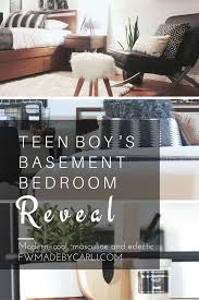 Creating a home away from home has never. Teen Boy S Basement Bedroom Reveal Made By Carli