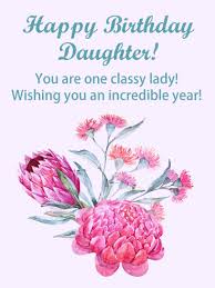 Classy Lady Happy Birthday Card For Daughter Birthday Greeting Cards By Davia Happy Birthday Vintage Happy Birthday Cards Happy Birthday Daughter