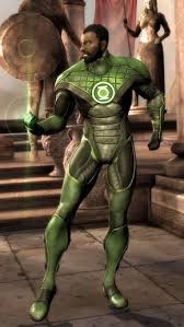 John Stewart Injustice Gods Among Us Skin 1 Green Lantern John Stewart Green Lantern Black Comics