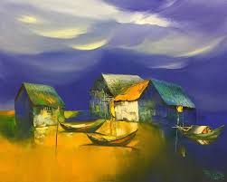 Pin By Santiago Dali Leon Carrion On Paisajes Del Millon De Dolares In 2020 Vietnam Painting Hai Phong Art