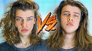 He feels as if you were to straighten it you would be going against nature. Curly Vs Straight Hairstyle For Men Youtube