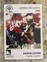 AARON CHUBB 1988 McDag Georgia Bulldogs #4 Only Rookie Card Father ...
