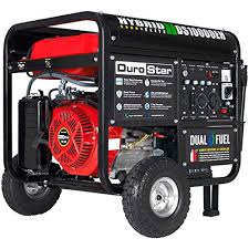 It has option for dual fuel and good reviews. 10 Best Dual Fuel Generators Reviews Buyers Guide