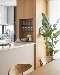 ambientes integrados detalhes entre a sala e a cozinha nichos armario decor decoracao ph behance haus interieurs deko tisch haus innenarchitektur