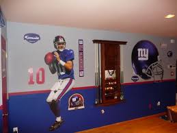 N Y Giants Theme Game Room Man Cave Home Bar Man Cave Bar Diy Mini Man Cave Ideas