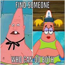 Patrick ? Patricia? Definitely both : r/BikiniBottomTwitter