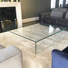 Vitya glass coffee table by designer matthew williamsby uttermost. Judd Large Glass Coffee Table Klarity Glass Furniture