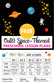 Free Week Long Outer Space Themed Preschool Lesson Plans Preschool Lesson Plans Preschool Lessons Space Theme Preschool