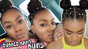 Rainbow Rubber Band Curly Buns Short Hair Kelliesweet Coachella Ft Soufeel Jewelry Youtube