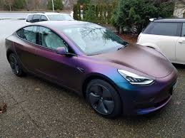 jumping on the bandwagon to share my blue purple model 3 teslamotors sports cars luxury tesla car tesla roadster