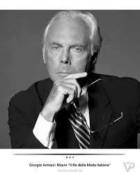 Giorgio Armani @giorgioarmani: Muere el “Il Re della Moda Italiana” La  sobriedad y la elegancia de los diseños de Giorgio Armani, fallecido este  jueves en Milán a los 91 años, hicieron de