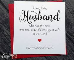 Anniversary Cards Fresh Anniversary Cards For Wife From Husband Anniversary Cards For Husband Husband Birthday Card Funny Anniversary Cards