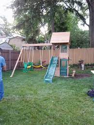 Big Backyard Windale Playset From Toys R Us Installed In Union Nj Big Backyard Backyard Backyard Playset