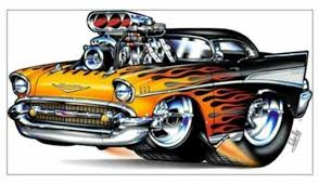 All the gassers you could possibly want! Chevy 57 Hotrod Classic Car Decal Classic Cars Trucks Hot Rods Art Cars