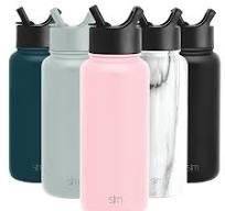 Amazon.com: Simple Modern Water Bottle with Straw Lid Vacuum ...