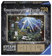 Je vindt hier informatie en links over knutselen met papier, karton, hout, metaal, vilt, kurk, lijm, tekenen, verven. Escape Puzzel De Onderzeeer 759 Stukjes Puzzel Bruna Nl